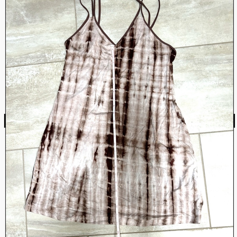 Shein Brown Tie-Dye Women's dress